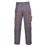 Portwest Texo Contrast Trousers TX11 - Grey Tall - Customisable Trousers