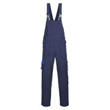 Portwest Texo Contrast Bib and Brace TX12 - Navy - Customisable Coveralls