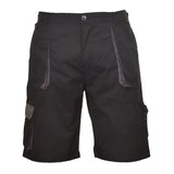 Portwest Texo Contrast Shorts TX14 - Black - Customisable Shorts