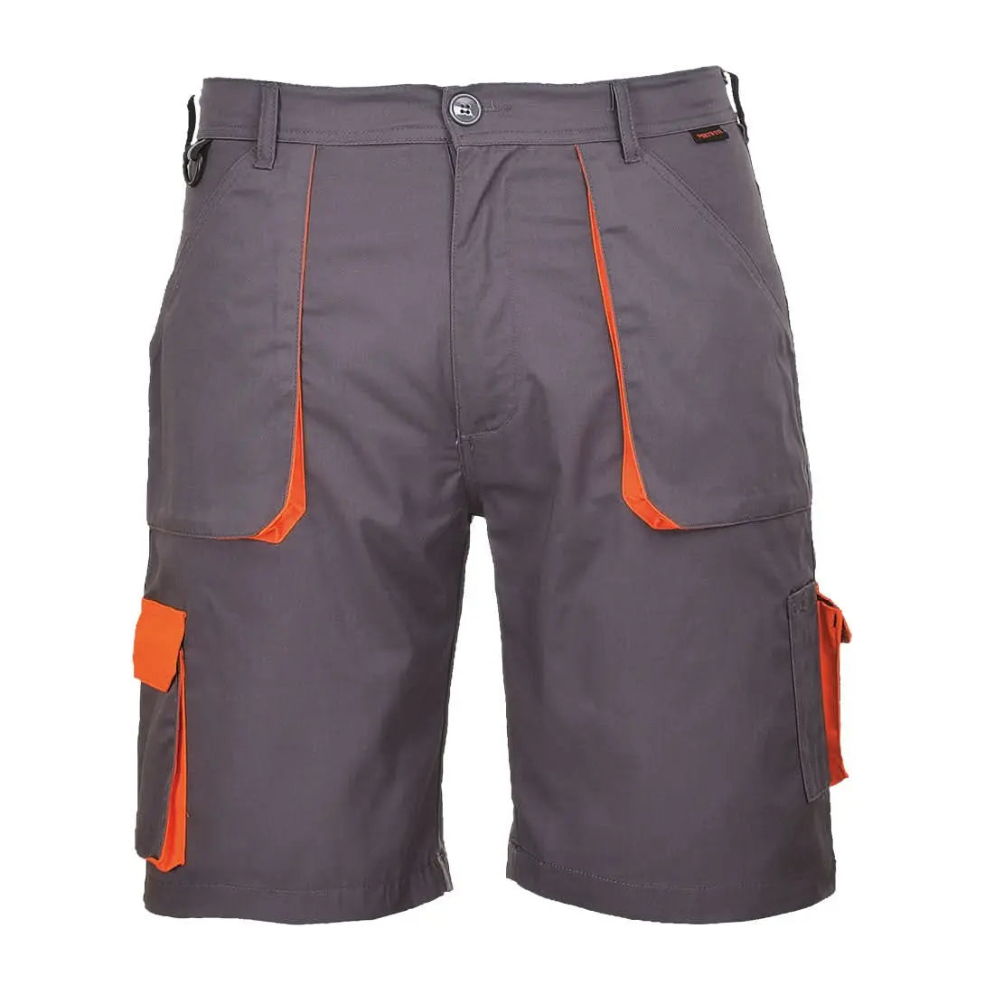 Portwest Texo Contrast Shorts TX14 - Grey - Customisable Shorts
