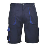 Portwest Texo Contrast Shorts TX14 - Navy - Customisable Shorts