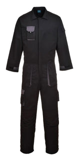Portwest Texo Contrast Coverall TX15 - Black - Customisable Coveralls