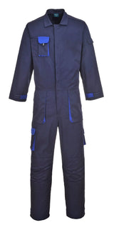 Portwest Texo Contrast Coverall TX15 - Navy - Customisable Coveralls