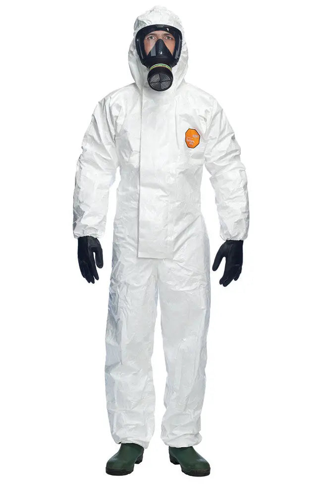 Tychem4000 Tychemæ S Chz Hooded Disposable Coverall Ty4000 Bs - White - Customisable Coveralls