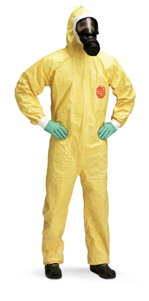 Tychem2000 Tychemæ C Hooded Disposable Coverall Tycbs - Yellow - Customisable Coveralls