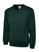 Classic V-Neck Sweatshirt - UC204 |  Uneek
