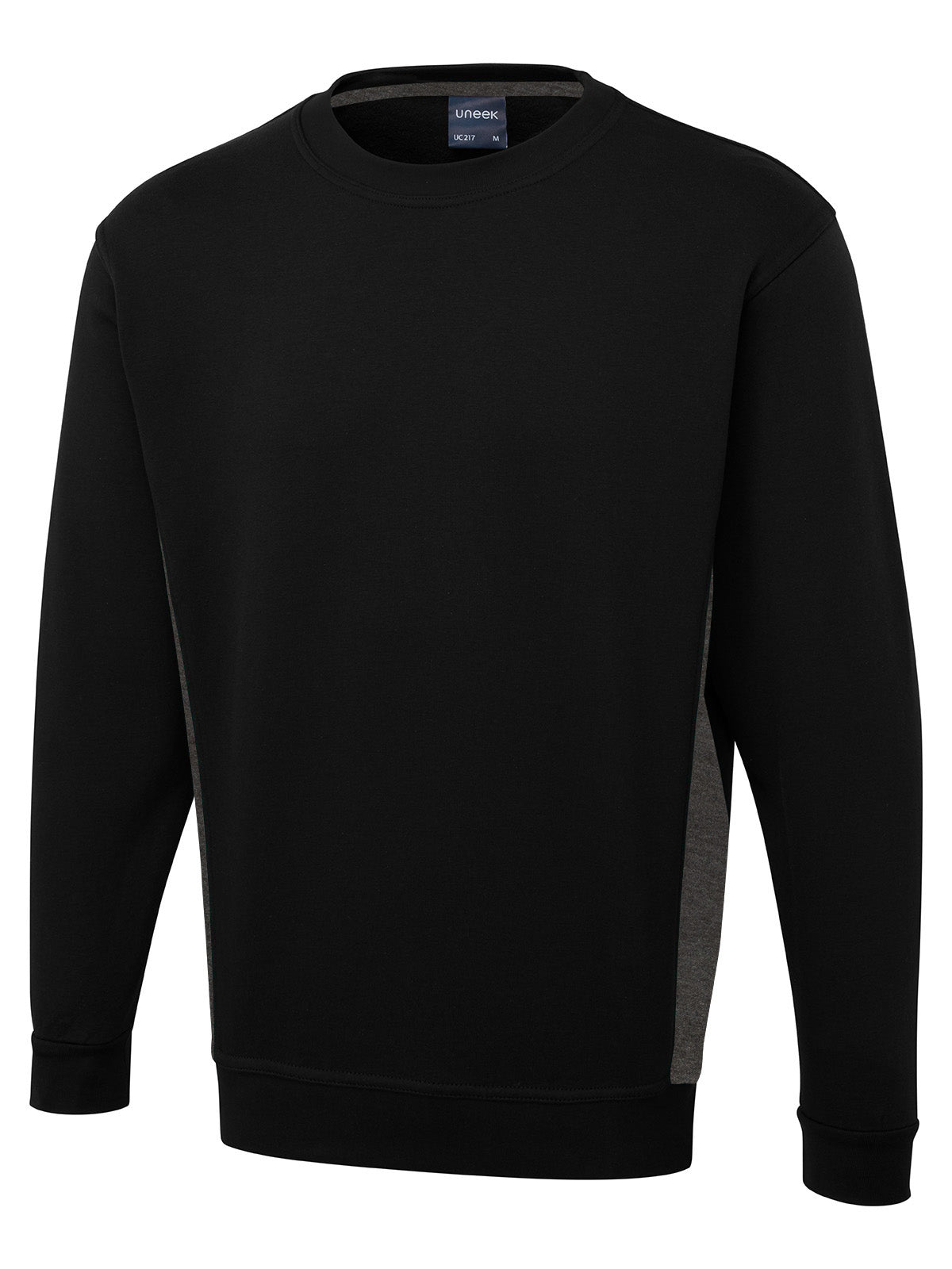 Two Tone Crew Neck Sweatshirt - UC217 |  Uneek