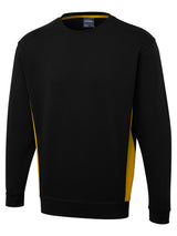 Two Tone Crew Neck Sweatshirt - UC217 |  Uneek