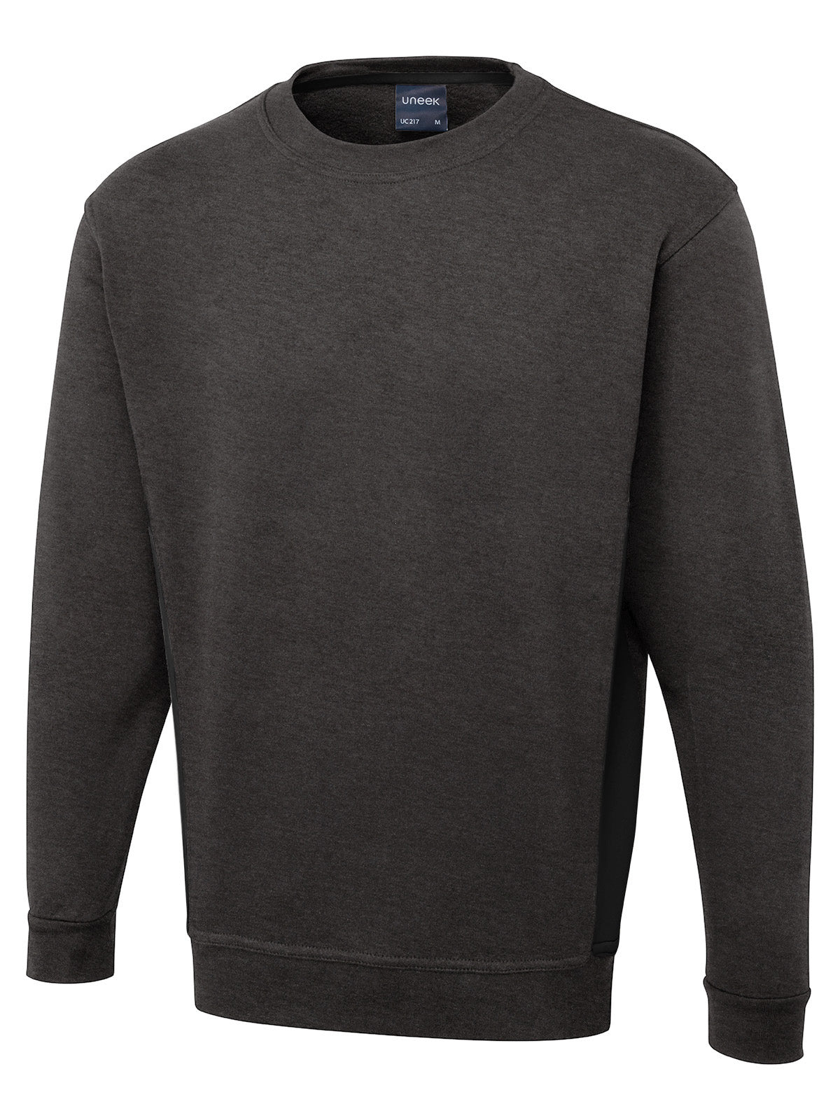 Two Tone Crew Neck Sweatshirt - UC217 |  Uneek