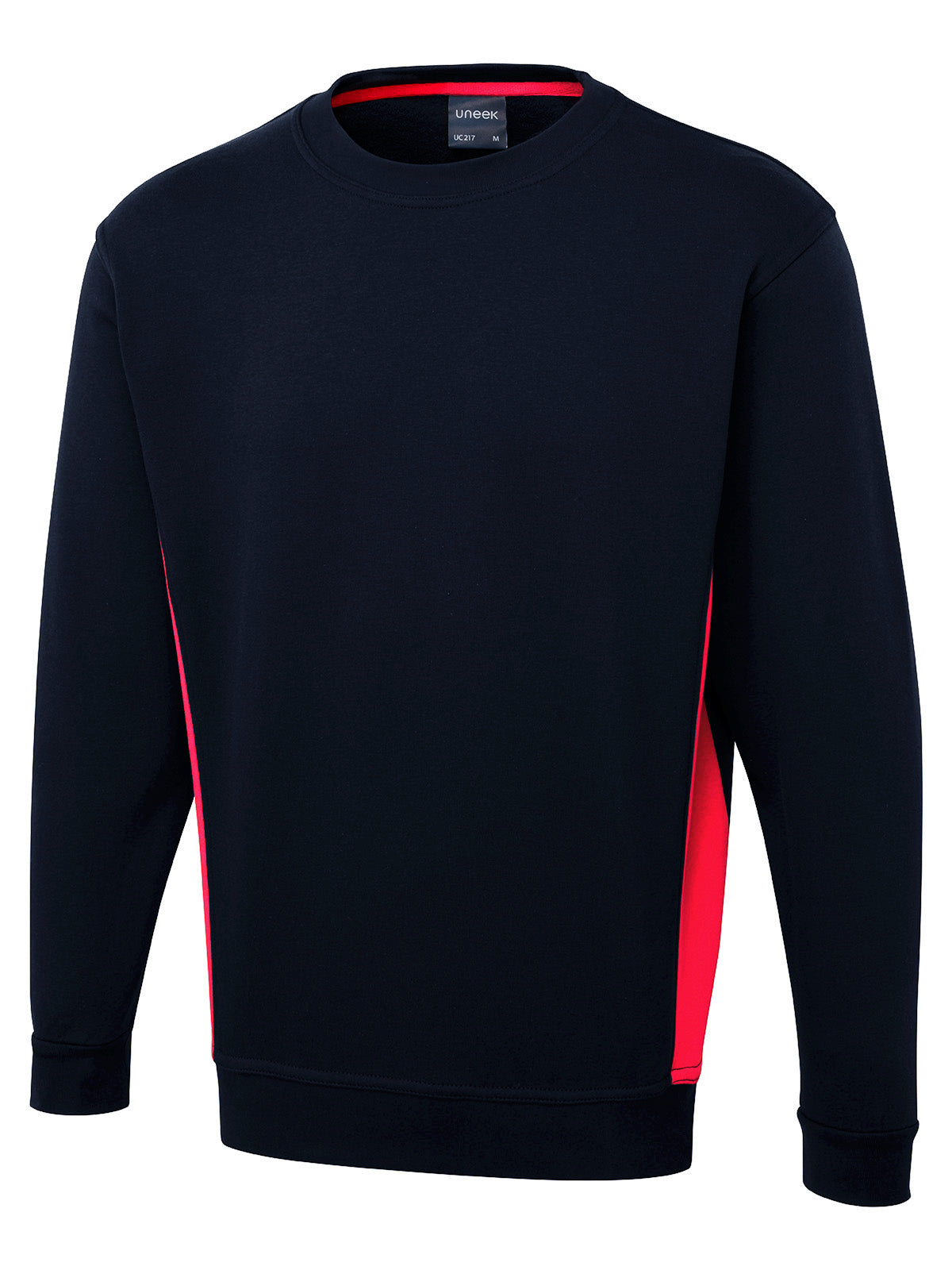 Two Tone Crew Neck Sweatshirt - UC217 |  Uneek
