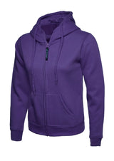 Ladies Classic Full Zip Hooded Sweatshirt - UC505 |  Uneek