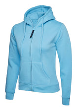 Ladies Classic Full Zip Hooded Sweatshirt - UC505 |  Uneek