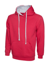 Contrast Hooded Sweatshirt - UC507 |  Uneek