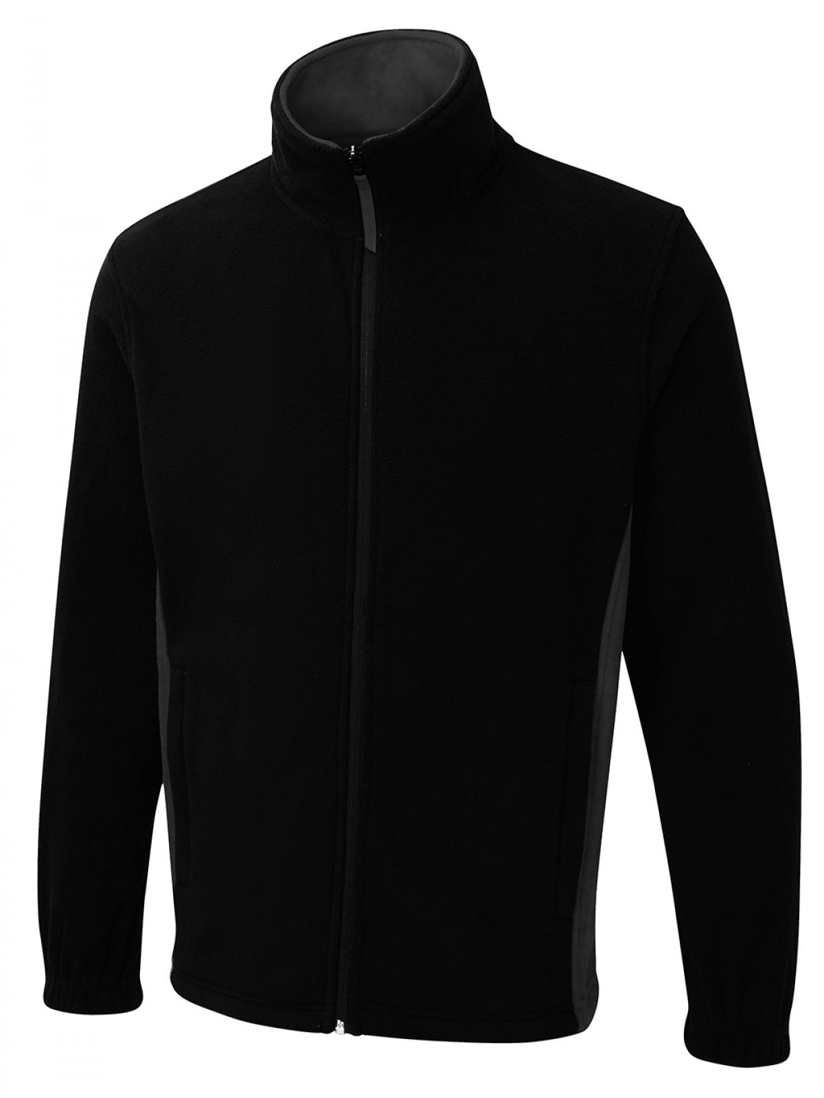 Two Tone Full Zip Fleece Jacket - UC617 |  Uneek