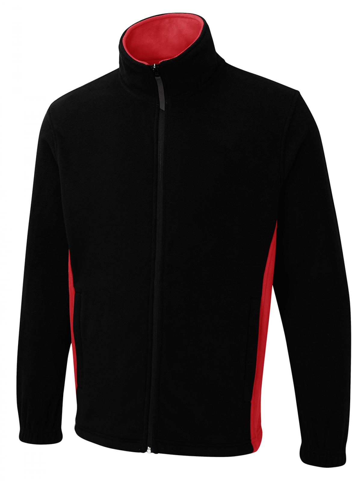 Two Tone Full Zip Fleece Jacket - UC617 |  Uneek