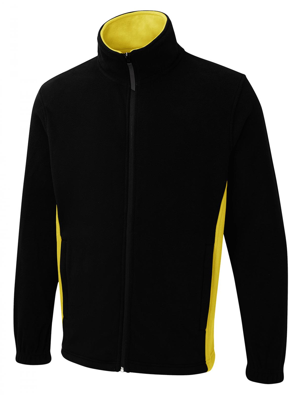 Two Tone Full Zip Fleece Jacket - UC617 |  Uneek
