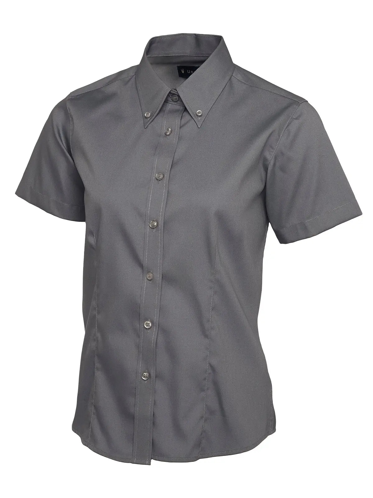 Ladies Pinpoint Oxford Half Sleeve Shirt - UC704 |  Uneek
