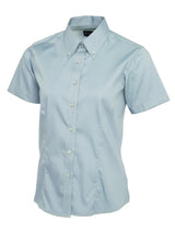 Ladies Pinpoint Oxford Half Sleeve Shirt - UC704 |  Uneek