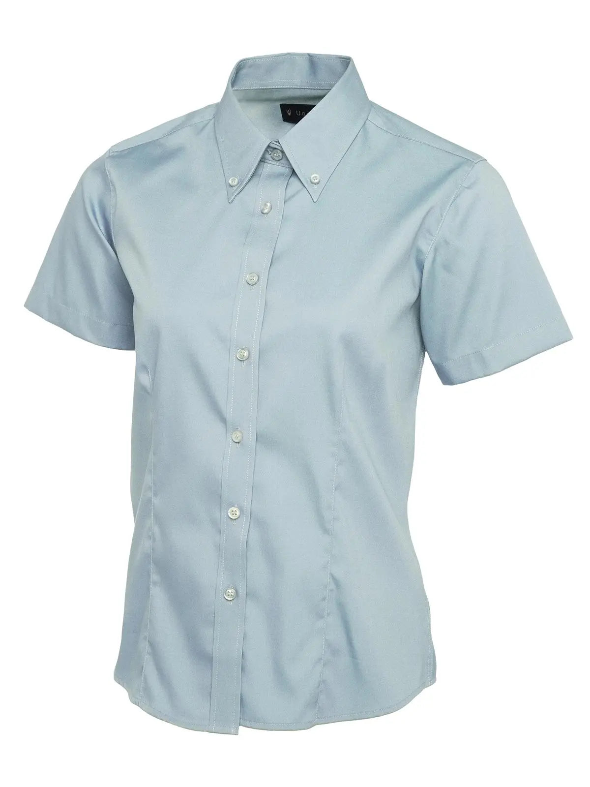 Ladies Pinpoint Oxford Half Sleeve Shirt - UC704 |  Uneek