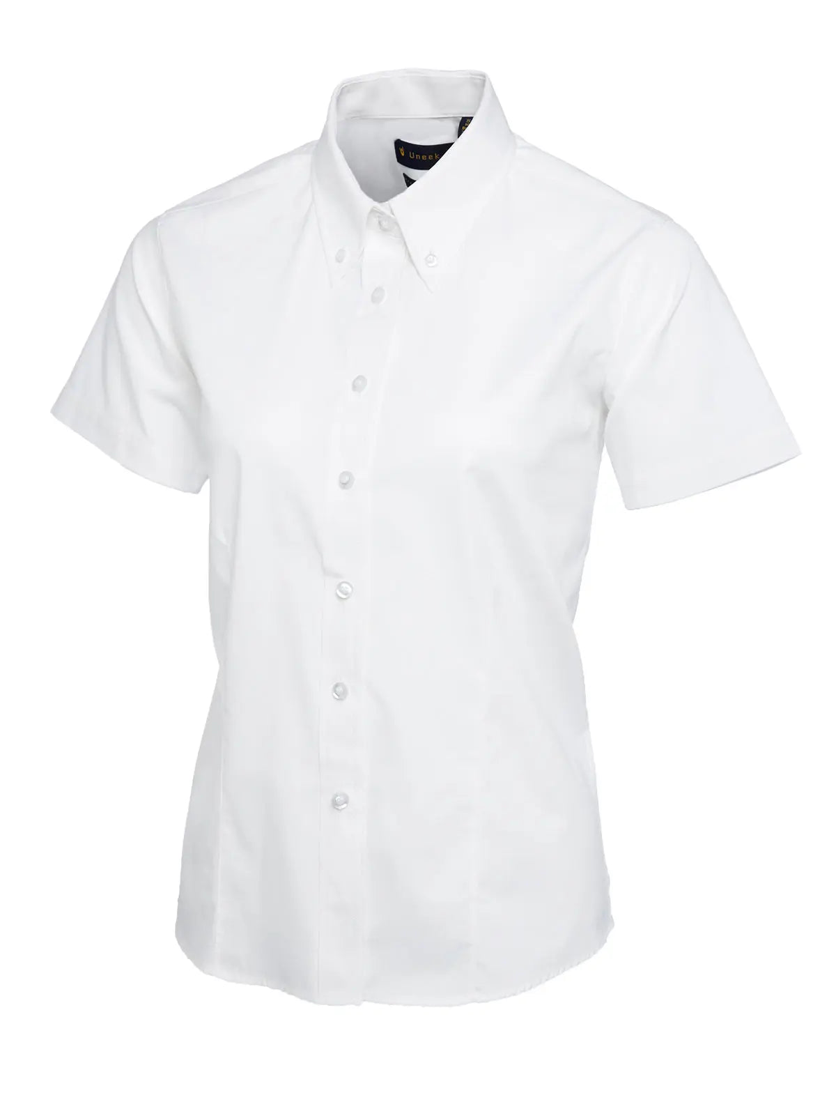Ladies Pinpoint Oxford Half Sleeve Shirt - UC704 |  Uneek
