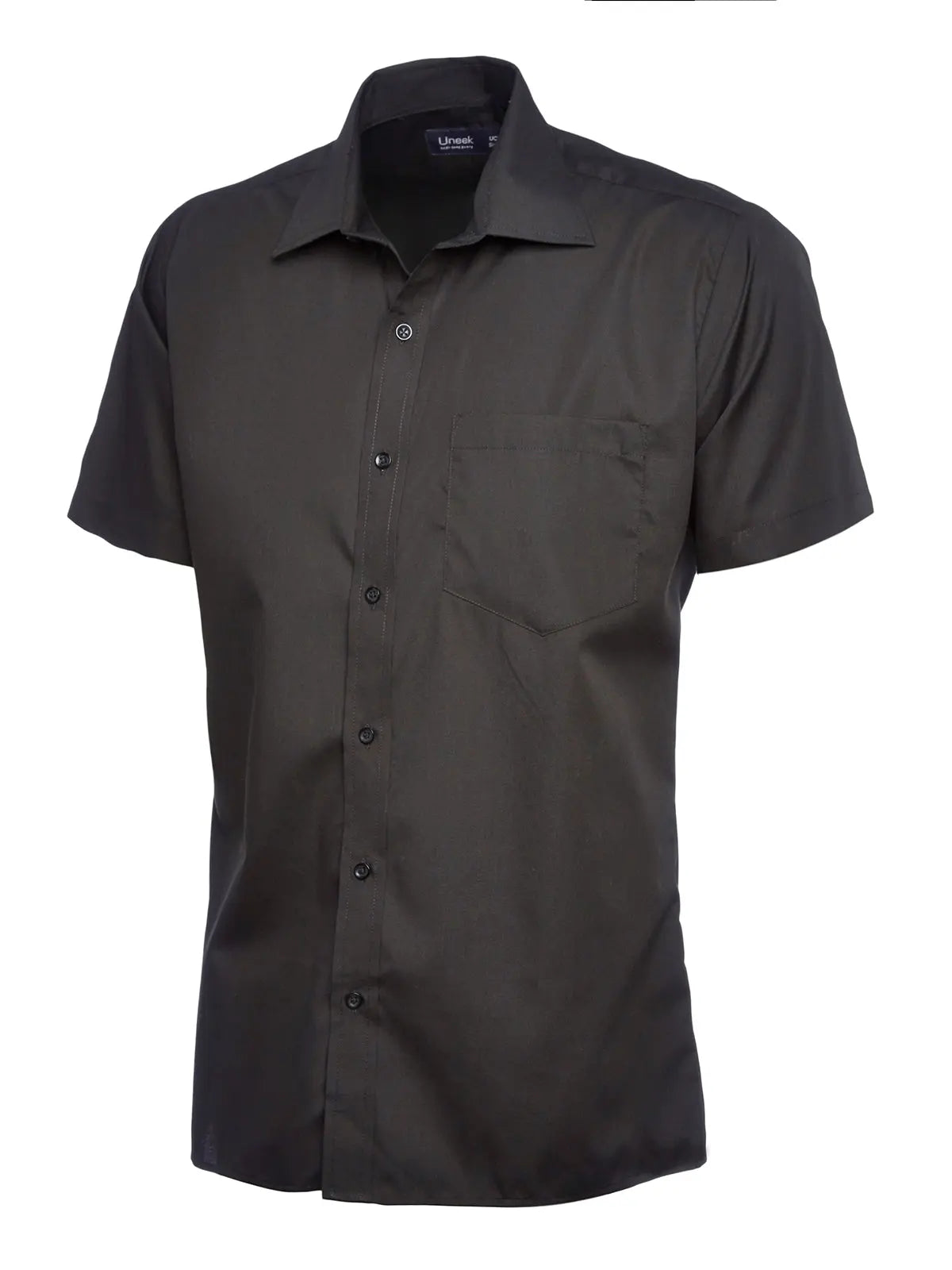 Mens Poplin Half Sleeve Shirt - UC710 |  Uneek
