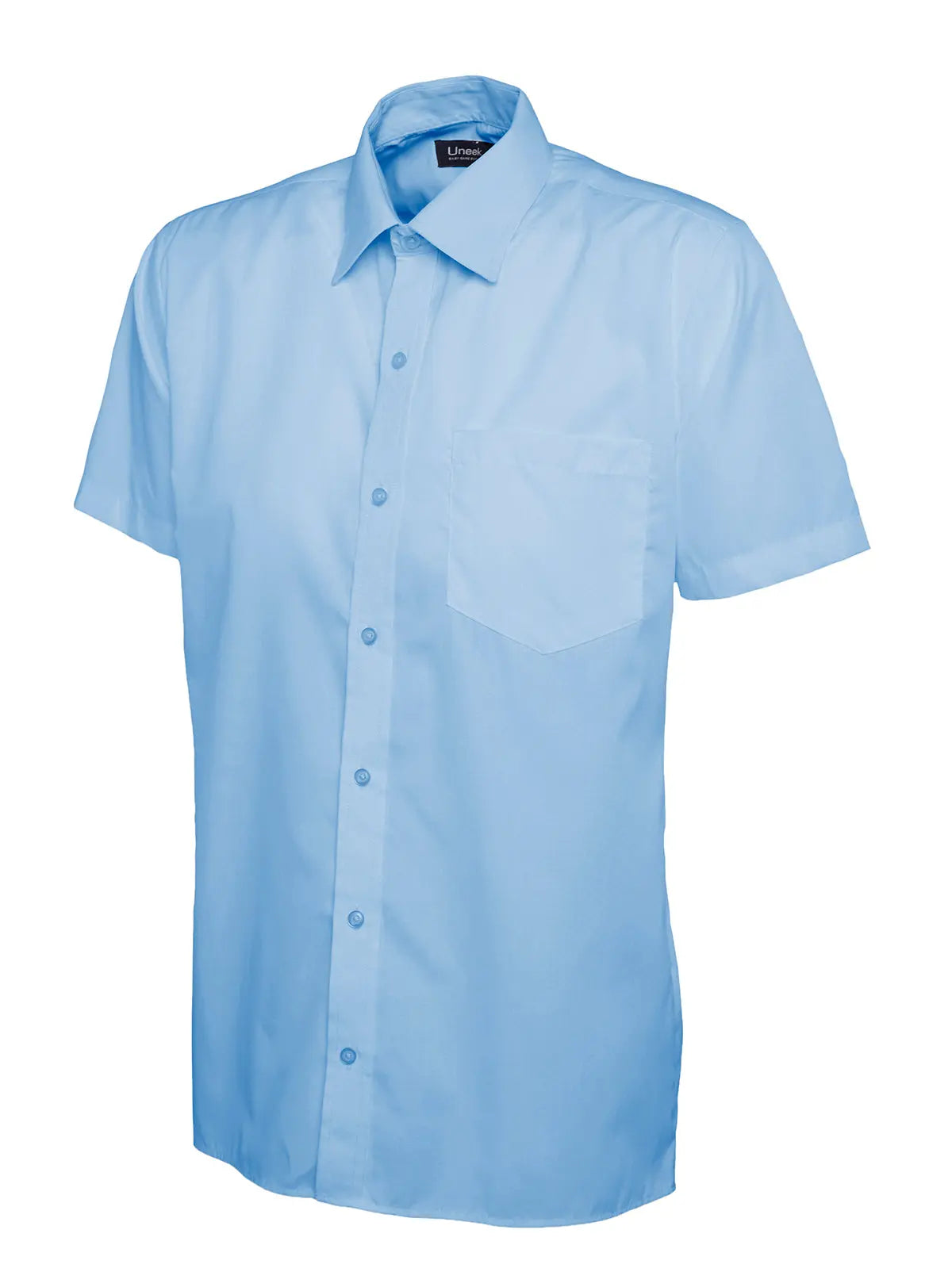Mens Poplin Half Sleeve Shirt - UC710 |  Uneek