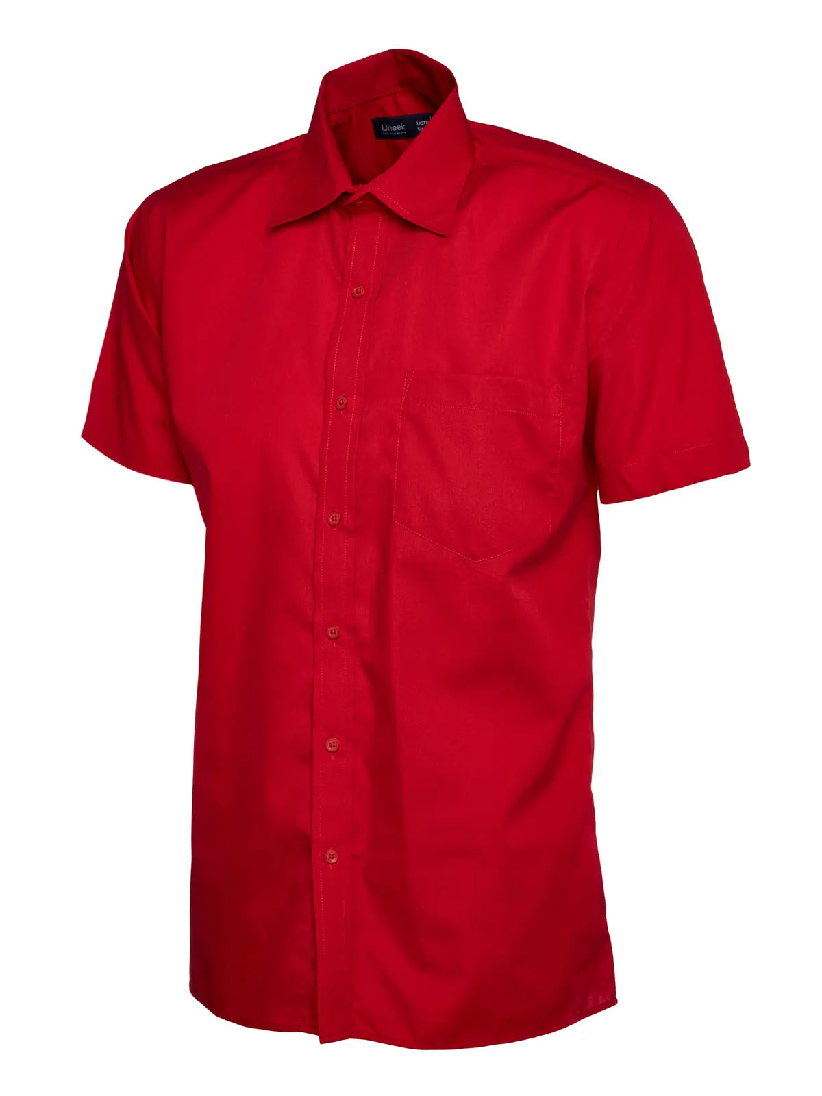Mens Poplin Half Sleeve Shirt - UC710 |  Uneek