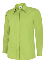 Ladies Poplin Full Sleeve Shirt - UC711 |  Uneek
