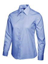 Ladies Poplin Full Sleeve Shirt - UC711 |  Uneek
