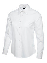 Ladies Poplin Full Sleeve Shirt - UC711 |  Uneek