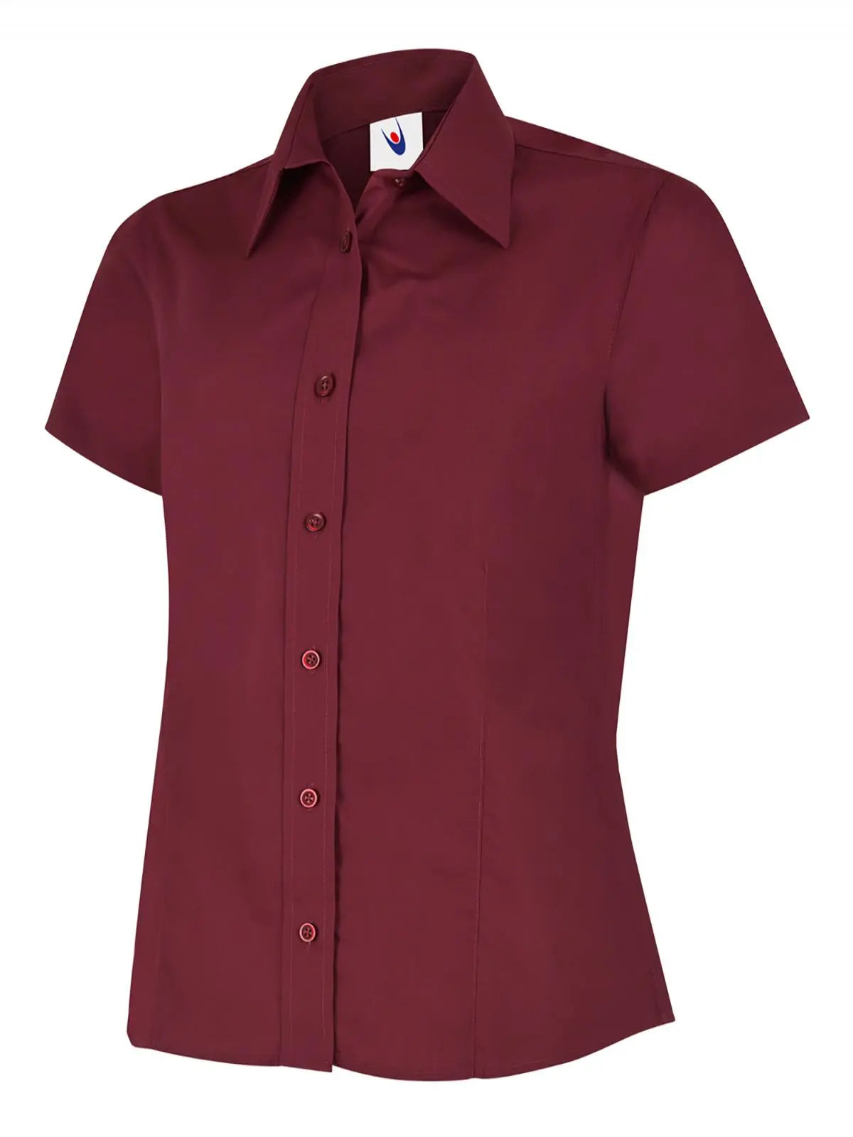 Ladies Poplin Half Sleeve Shirt - UC712 |  Uneek
