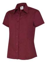 Ladies Poplin Half Sleeve Shirt - UC712 |  Uneek