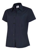 Ladies Poplin Half Sleeve Shirt - UC712 |  Uneek