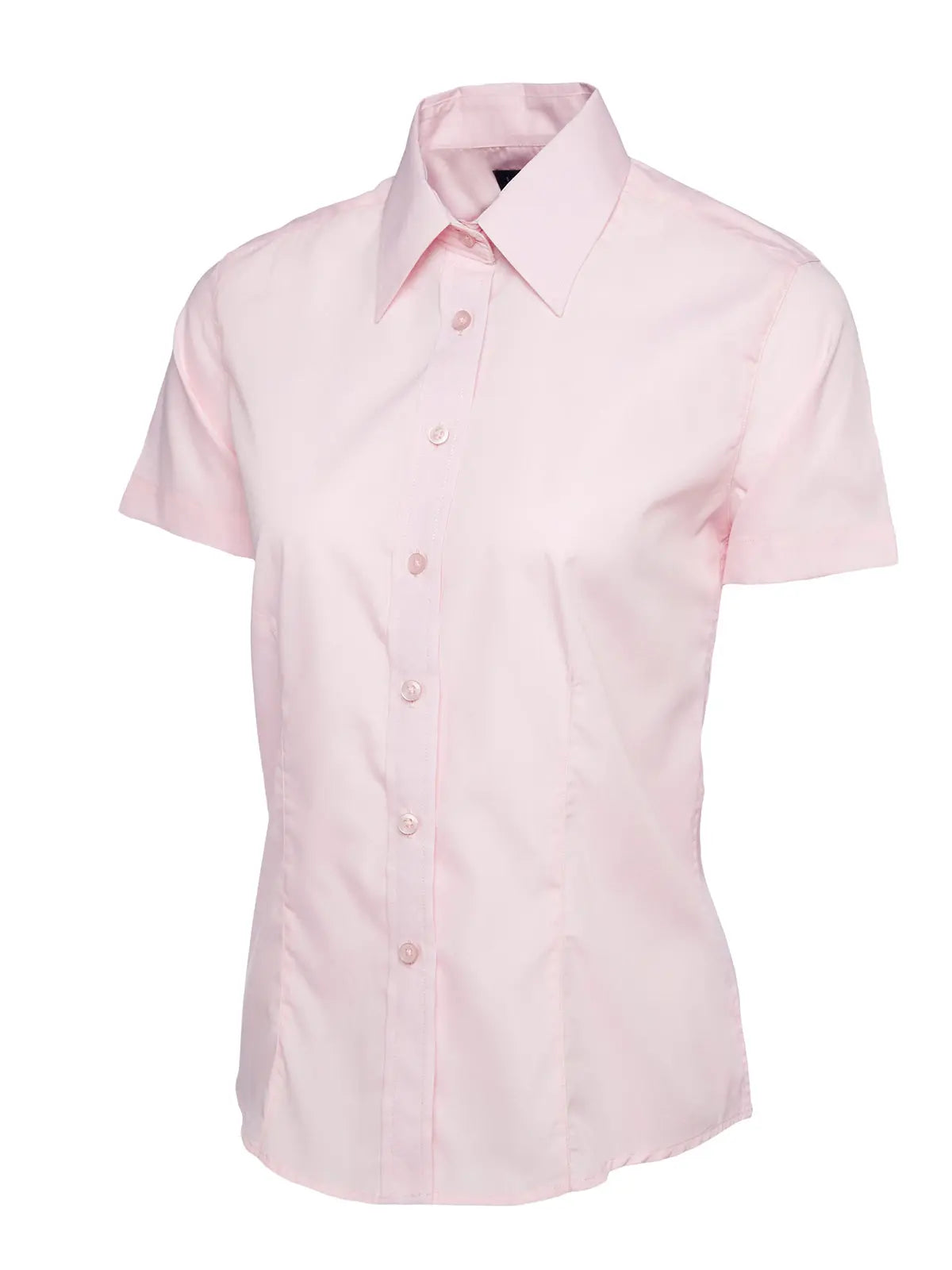 Ladies Poplin Half Sleeve Shirt - UC712 |  Uneek