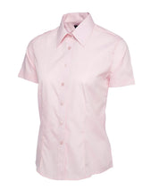 Ladies Poplin Half Sleeve Shirt - UC712 |  Uneek