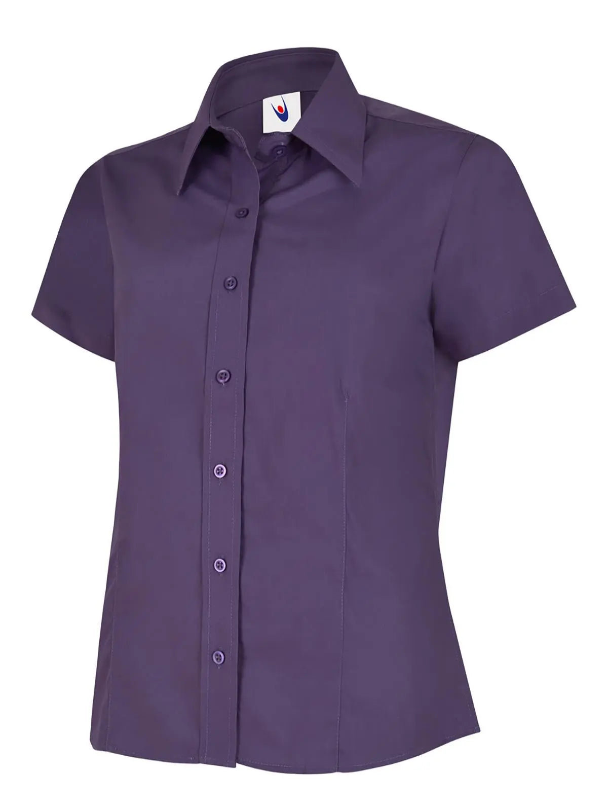 Ladies Poplin Half Sleeve Shirt - UC712 |  Uneek