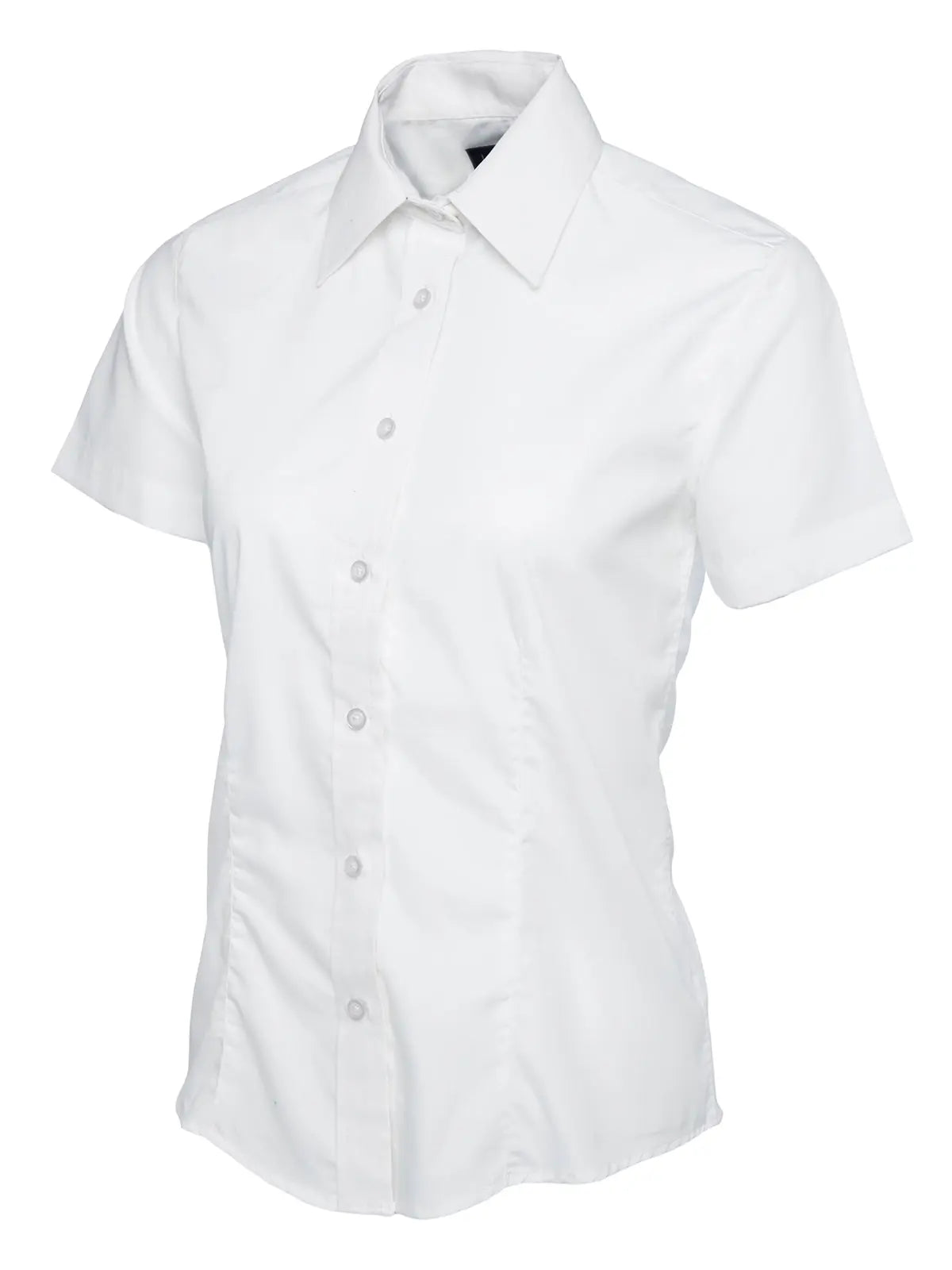 Ladies Poplin Half Sleeve Shirt - UC712 |  Uneek
