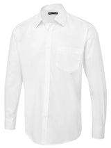 Men's Long Sleeve Poplin Shirt - UC713 |  Uneek