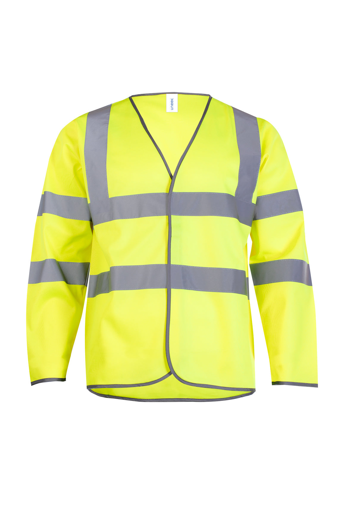Long Sleeve Hi Vis Safety Waistcoat - UC802 |  Uneek