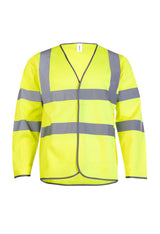 Long Sleeve Hi Vis Safety Waistcoat - UC802 |  Uneek