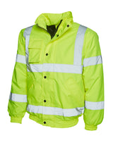 Hi Vis Bomber Jacket - UC804 |  Uneek