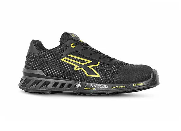 Upower Upower Matt Light Safety Shoes Esd Uprv20014 - Black - Customisable Safety Trainers