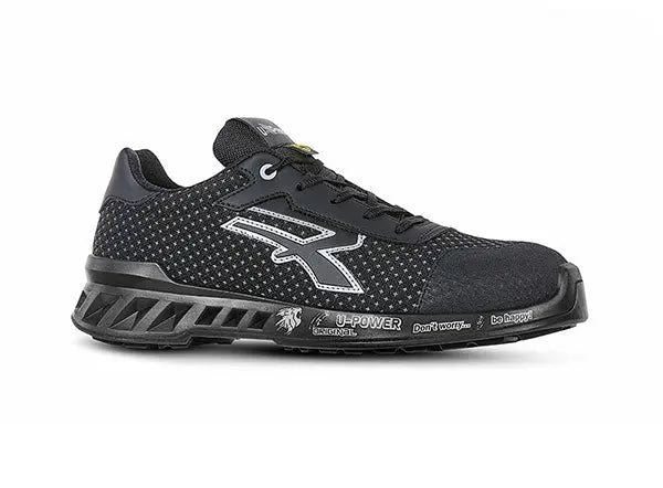 Upower Upower Logan Light Safety Shoes Esd Uprv20104 - Black - Customisable Safety Trainers
