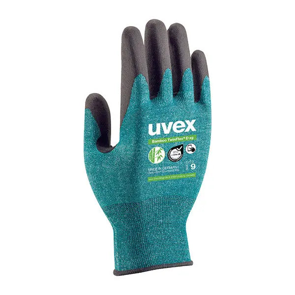 Uvex Uvex Bamboo Twinflex Xg D Glove Uv60090 - Green - Customisable Cut Resistant