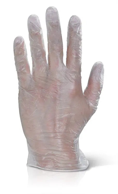 Beeswift Vinyl Disposable Examination Gloves Vdg - Clear - Customisable Gloves