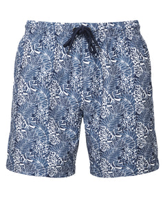 White/Navy Leaf*