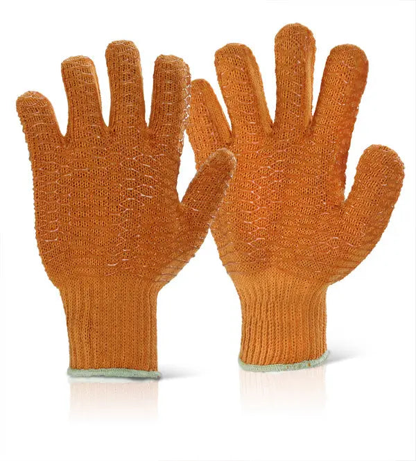 Beeswift Criss Cross Gloves Xxn - Orange XL - Customisable Knitted