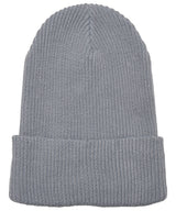 Recycled yarn ribbed knit beanie (1504RY)