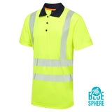 Supertouch Blue Sphere - Essentials Hi-Vis Eco CoolMax Yellow Polo - ESS05 |  Supertouch Blue Sphere