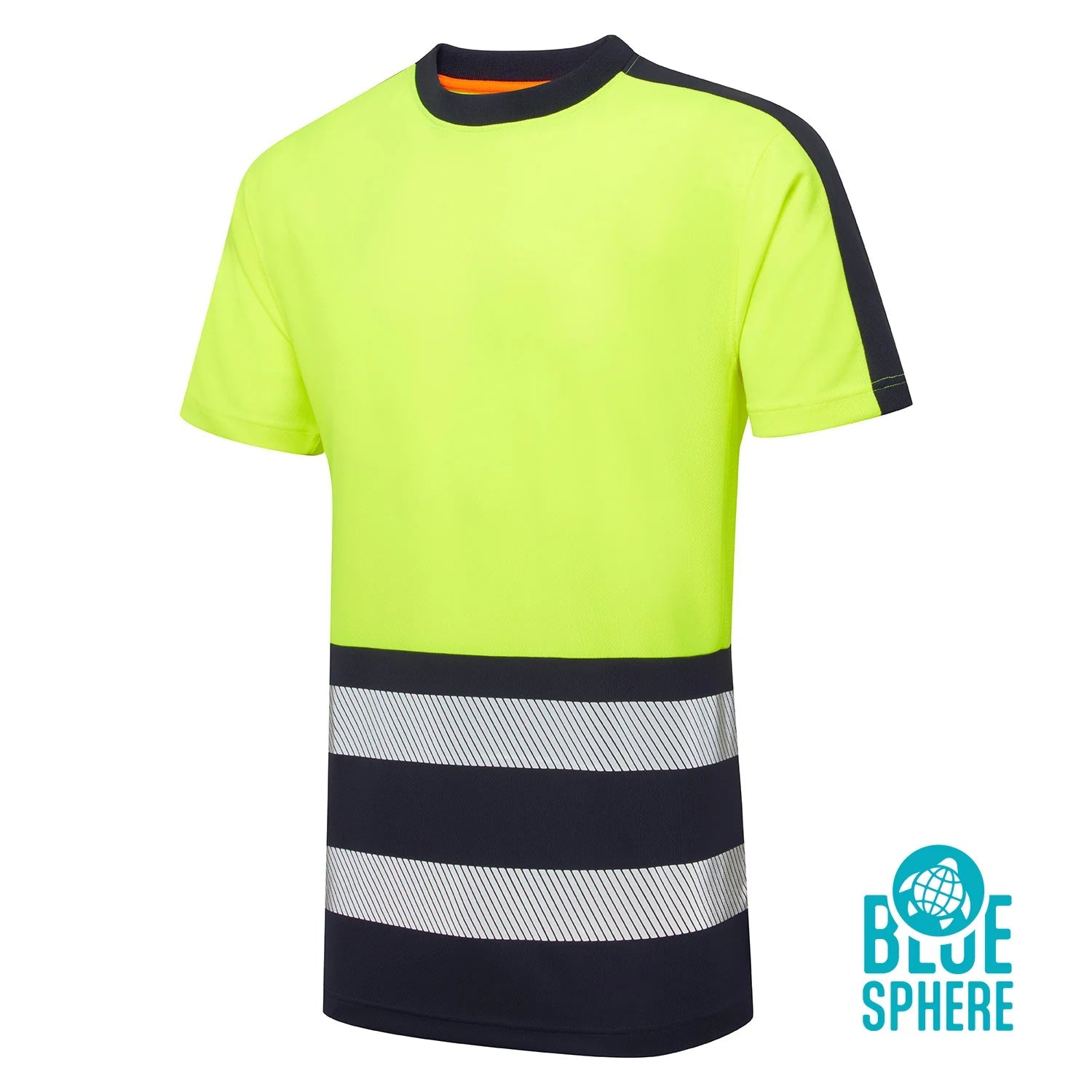 Supertouch Blue Sphere - Essentials Hi Vis Eco CoolAir Yellow T-Shirt - ESS09 |  Supertouch Blue Sphere